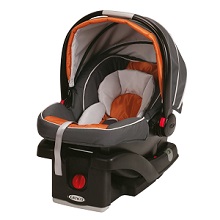 Graco SnugRide Click Connect 35 Car Seat, Tangerine